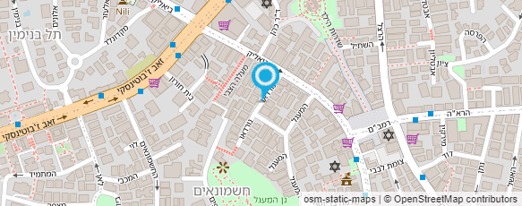 מפת הגעה אל יעל צור - מאמנת אישית ועסקית