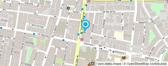 מפת הגעה אל פסטה א ויה Pasta e Via