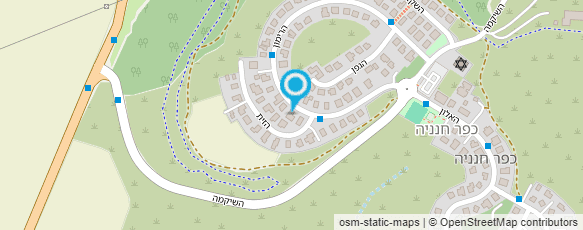 מפת הגעה אל אלעד בטיחות בכבישים