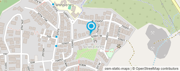 מפת הגעה אל גן מלי בחורש