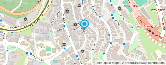 מפת הגעה אל עו"ד אברהם מרדכי גולדפרב