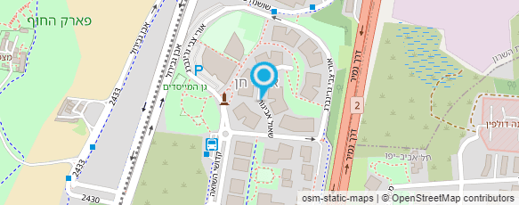 מפת הגעה אל עו"ד שבתאי בן דב