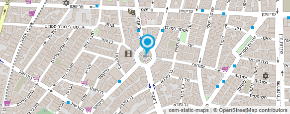 מפת הגעה אל אלונה דניאל-מלמדת תופים וגיטרה