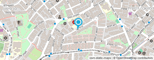 מפת הגעה אל עו"ד בנימין אשכנזי