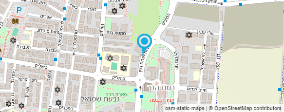 מפת הגעה אל עו"ד מלמד אסף
