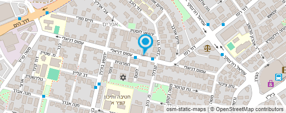 מפת הגעה אל דואר ישראל- מסירת דואר