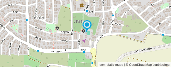 מפת הגעה אל hummus shop