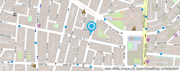 מפת הגעה אל עו"ד עזר בנימין