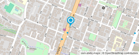 מפת הגעה אל עו"ד מקונן שניר