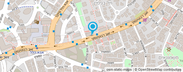 מפת הגעה אל עו"ד מלכא בנימין