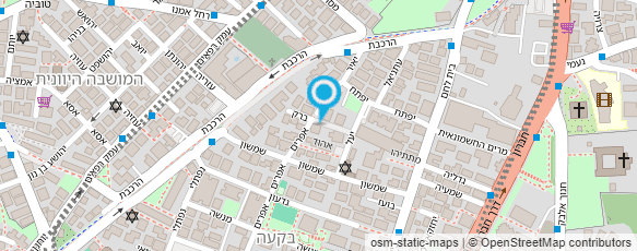 מפת הגעה אל עו"ד קדוש אלי