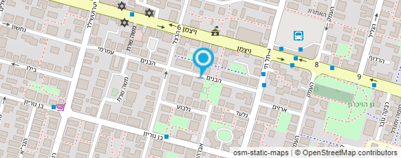 מפת הגעה אל ספורט וכושר-רותם סלוצקי