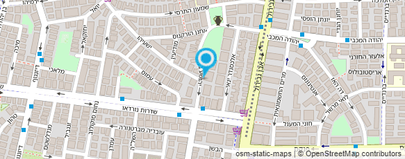 מפת הגעה אל רוני וגינת יועצות שינה לתינוקות ופעוטות