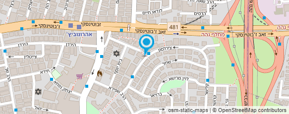 מפת הגעה אל יהודית בורשטיין - מרפאה בעיסוק