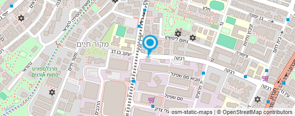 מפת הגעה אל מוניות rtaxi