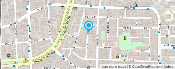 מפת הגעה אל עו"ד רזניקוב דני