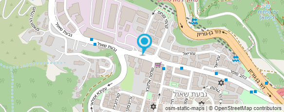 מפת הגעה אל השלט shops