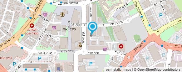 מפת הגעה אל עו"ד אדרי אסף שמעון