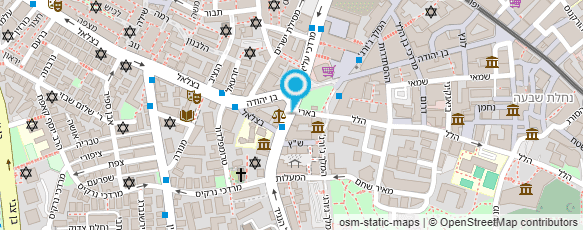 מפת הגעה אל המרכז למשפט רפואי בישראל