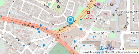 מפת הגעה אל דואר ישראל-מסירת דואר מפת הגעה אל דואר ישראל-מסירת דואר