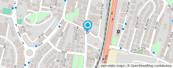 מפת הגעה אל מרכז השטיפה והצמיג