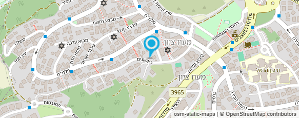 מפת הגעה אל דינה - עיסוי רפואי והוליסטי‎