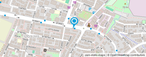 מפת הגעה אל הכל לבית  all4homes.co.il