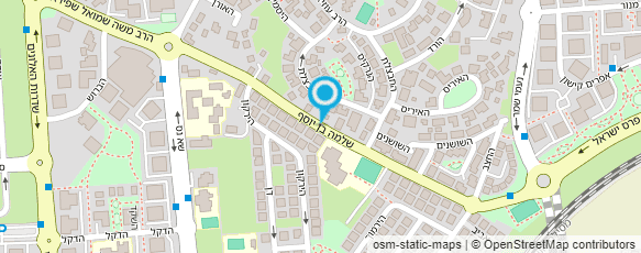 מפת הגעה אל כפר הנוער "עתיד" יוענה ז'בוטינסקי