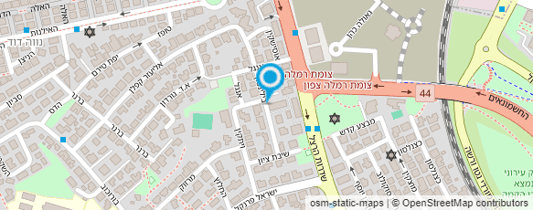 מפת הגעה אל ד"ר בלנק אהרון - מרפאה אלטרנטיבית
