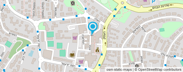 מפת הגעה אל דואר ישראל