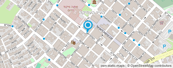 מפת הגעה אל רהיטי העיר