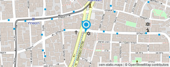 מפת הגעה אל עו"ד ידגרוב אלכסנדר