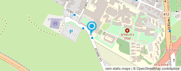 מפת הגעה אל מחסני קרמיקה