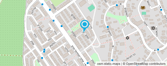 מפת הגעה אל שרון אטיאס - איפור קבוע