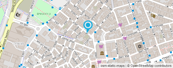 מפת הגעה אל מכבסת הצווארון הלבן