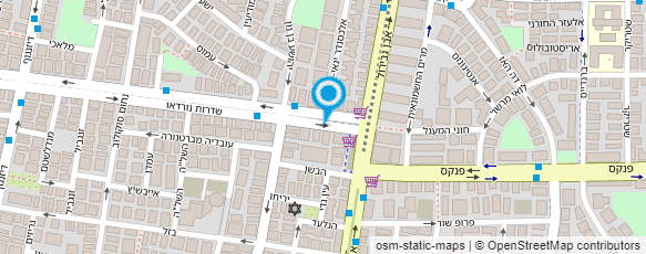 מפת הגעה אל הקליניקה מרכז וטרינרי - תל אביב מפת הגעה אל הקליניקה מרכז וטרינרי - תל אביב