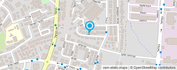 מפת הגעה אל מנשה בלורי חשמלאי בודק מוסמך