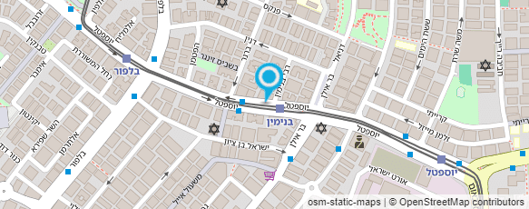 מפת הגעה אל עידן עזר חשמלאי מוסמך