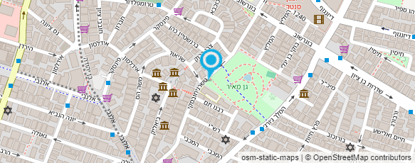 מפת הגעה אל נימה יעקובי- שיעורי מחול לילדים