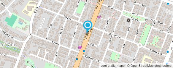 מפת הגעה אל פיצה עגבניה