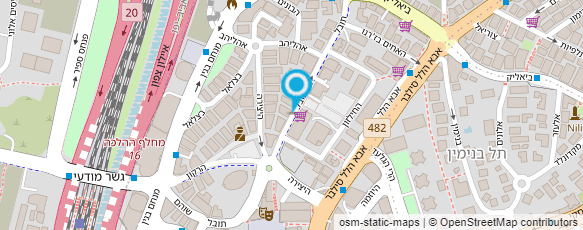 מפת הגעה אל עו"ד גונן אסף