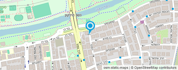 מפת הגעה אל אודי ליפשיץ מאמן כושר