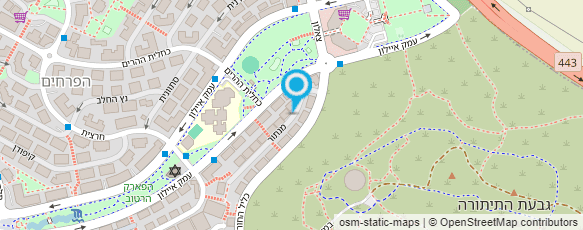 מפת הגעה אל גלעד חנוך-מאמן כושר