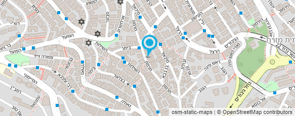 מפת הגעה אל אהל הסת"ם