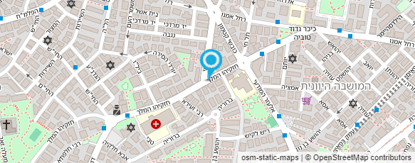 מפת הגעה אל המרכז לאומניות המזרח