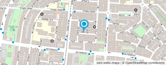 מפת הגעה אל עו"ד יעקובוב עידן