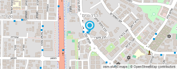 מפת הגעה אל נטלי רננה עיצוב פנים