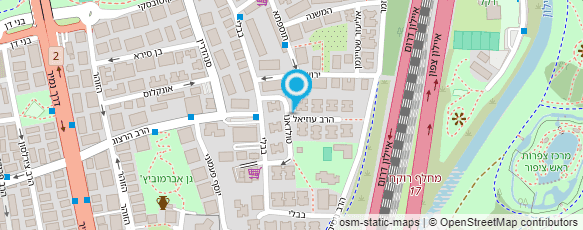 מפת הגעה אל אסף חרותי מאמן כושר