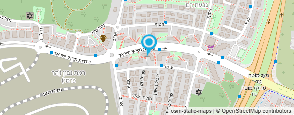 מפת הגעה אל דני שכטר - עו"ס