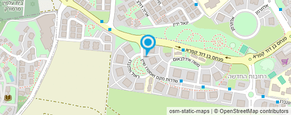 מפת הגעה אל עו"ד יעקובי נופר